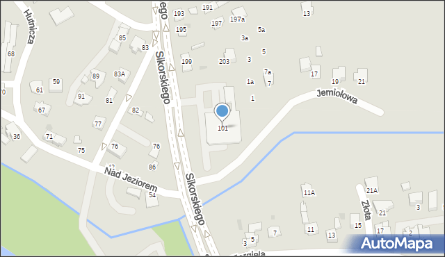 Tychy, Sikorskiego Władysława, gen., 101, mapa Tychów