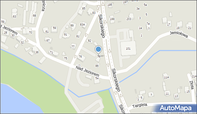 Tychy, Sikorskiego Władysława, gen., 76, mapa Tychów