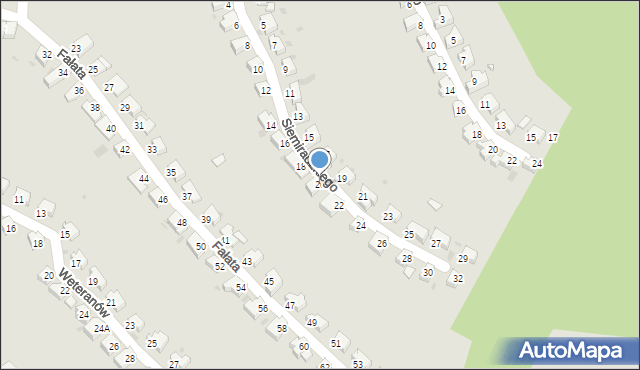 Wałbrzych, Siemiradzkiego Henryka, 20, mapa Wałbrzycha