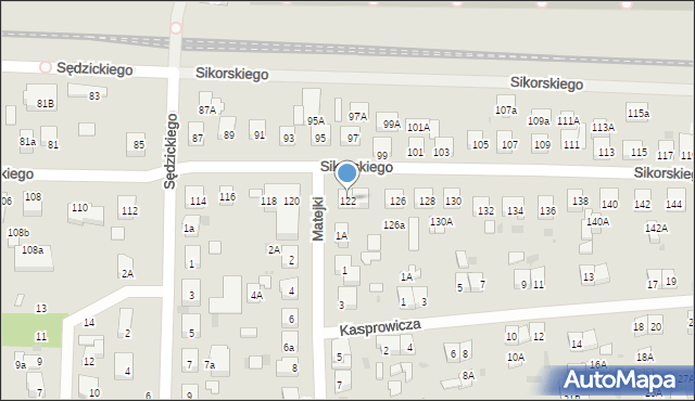 Wejherowo, Sikorskiego Władysława, gen., 122, mapa Wejherowo