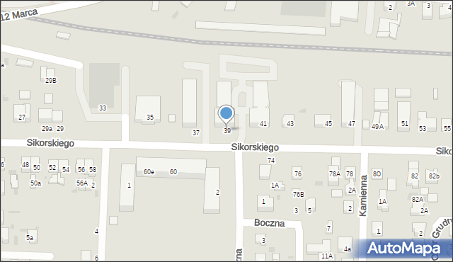 Wejherowo, Sikorskiego Władysława, gen., 39, mapa Wejherowo