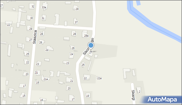 Werbkowice, Sikorskiego Władysława, gen., 27, mapa Werbkowice