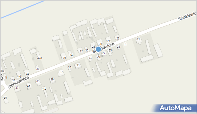 Wola Okrzejska, Sienkiewicza Henryka, 29, mapa Wola Okrzejska