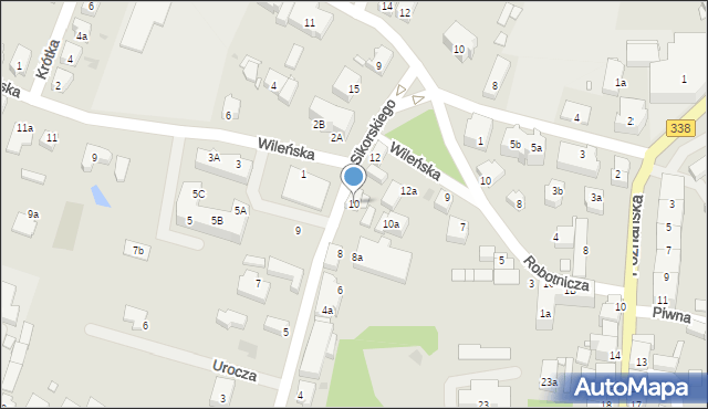 Wołów, Sikorskiego Władysława, gen., 10, mapa Wołów