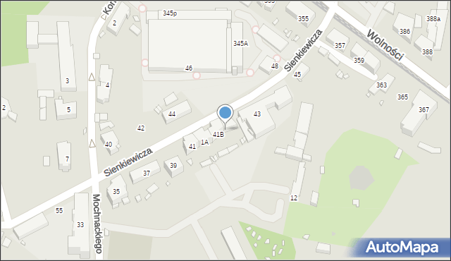 Zabrze, Sienkiewicza Henryka, 41C, mapa Zabrza