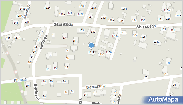 Zabrze, Sikorskiego Władysława, gen., 131B, mapa Zabrza