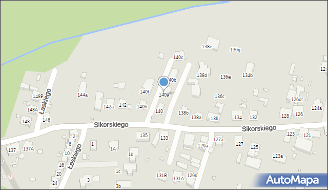 Zabrze, Sikorskiego Władysława, gen., 140a, mapa Zabrza