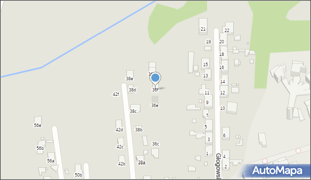 Zabrze, Sikorskiego Władysława, gen., 36f, mapa Zabrza