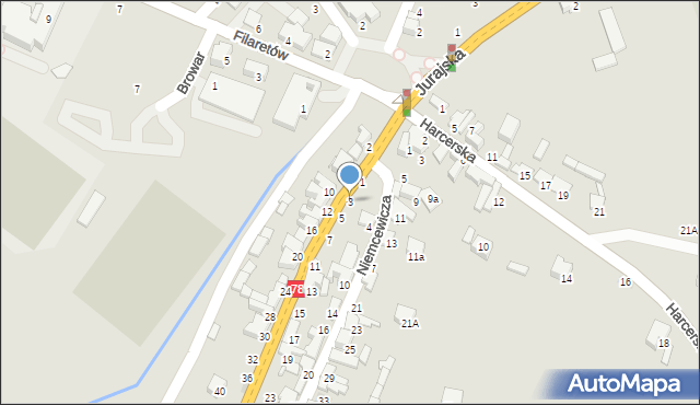 Zawiercie, Siewierska, 3, mapa Zawiercie