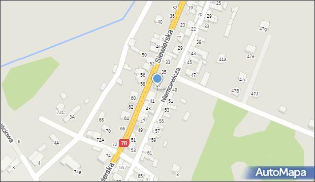 Zawiercie, Siewierska, 39, mapa Zawiercie