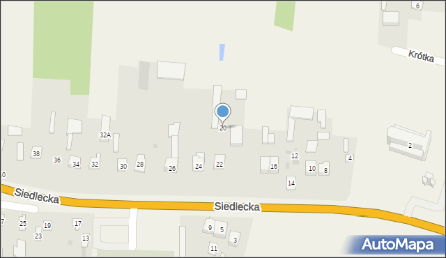 Zbuczyn, Siedlecka, 20, mapa Zbuczyn