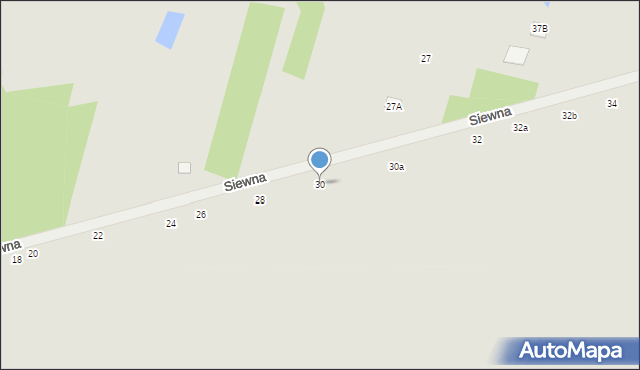 Zduńska Wola, Siewna, 30, mapa Zduńska Wola