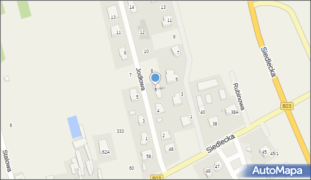 Żelków-Kolonia, Siedlecka, 52A, mapa Żelków-Kolonia