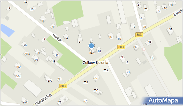 Żelków-Kolonia, Siedlecka, 84A, mapa Żelków-Kolonia