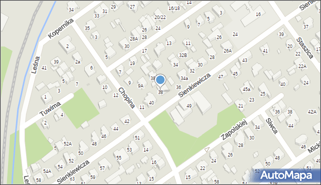 Zielonka, Sienkiewicza Henryka, 38, mapa Zielonka