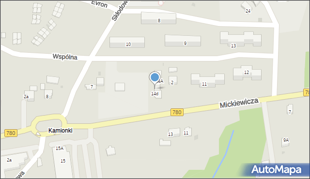 Alwernia, Skłodowskiej-Curie Marii, 14C, mapa Alwernia