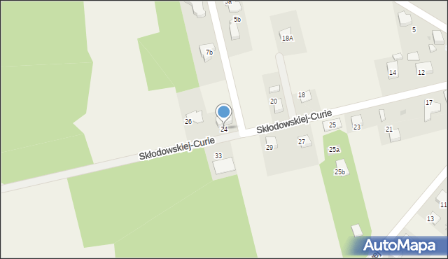 Babice, Skłodowskiej-Curie Marii, 24, mapa Babice