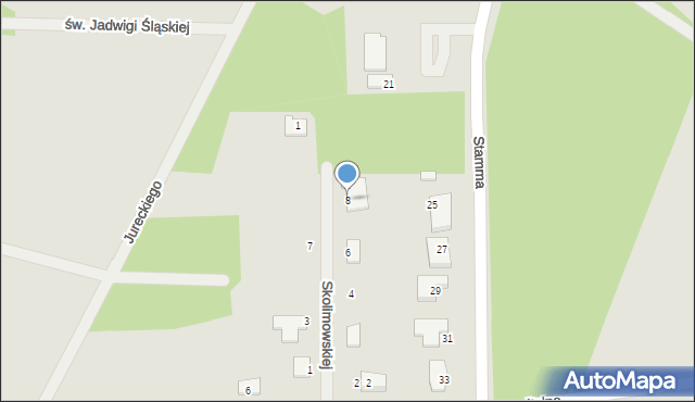 Białogard, Skolimowskiej Kamili, 8, mapa Białogard