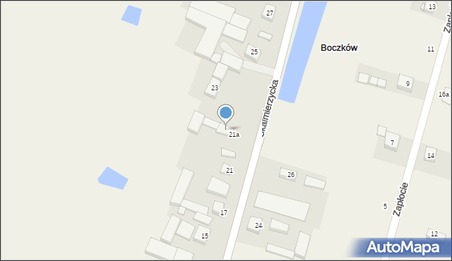 Boczków, Skalmierzycka, 21, mapa Boczków