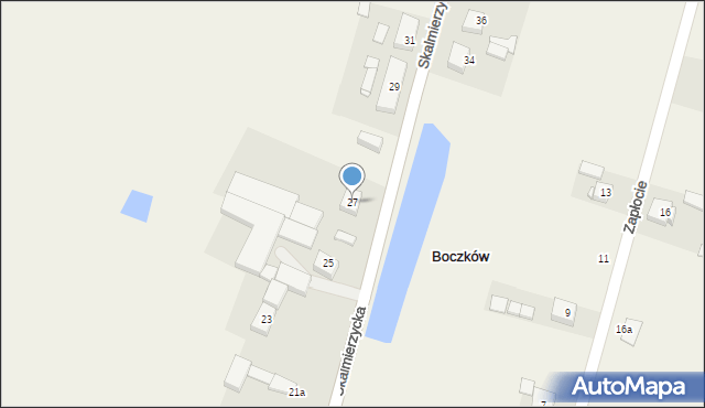 Boczków, Skalmierzycka, 27, mapa Boczków