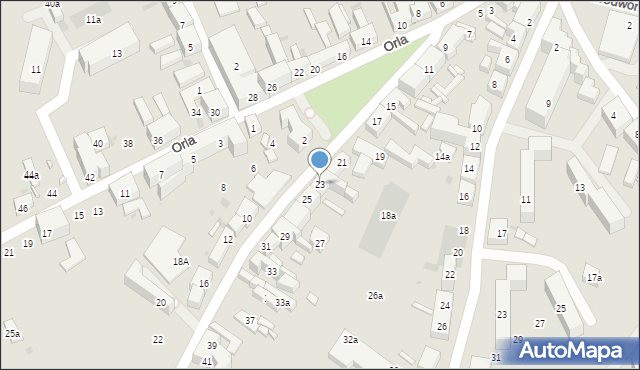 Bydgoszcz, Skorupki Ignacego Jana, ks., 23, mapa Bydgoszczy