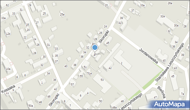 Bydgoszcz, Skorupki Ignacego Jana, ks., 47, mapa Bydgoszczy