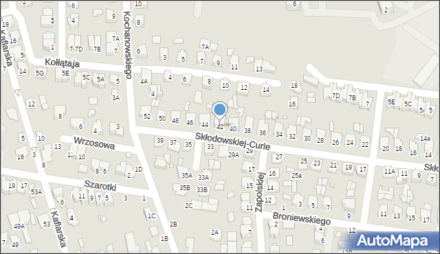 Chełm, Skłodowskiej-Curie Marii, 42, mapa Chełma