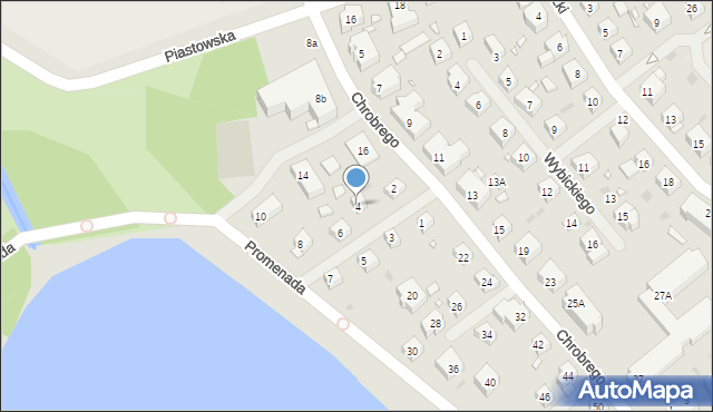 Choszczno, Skłodowskiej-Curie Marii, 4, mapa Choszczno