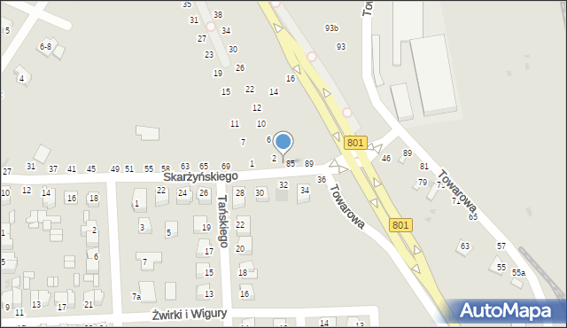 Dęblin, Skarżyńskiego Stanisława, 83, mapa Dęblin