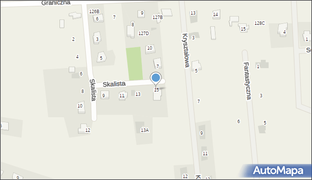 Dominów, Skalista, 15, mapa Dominów