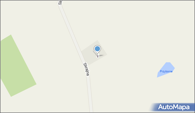 Gardeja, Skrajna, 4, mapa Gardeja