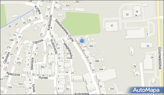 Głuchołazy, Skłodowskiej-Curie Marii, 48, mapa Głuchołazy