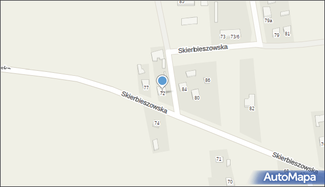 Grabowiec, Skierbieszowska, 72, mapa Grabowiec