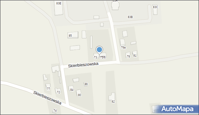 Grabowiec, Skierbieszowska, 73/4, mapa Grabowiec