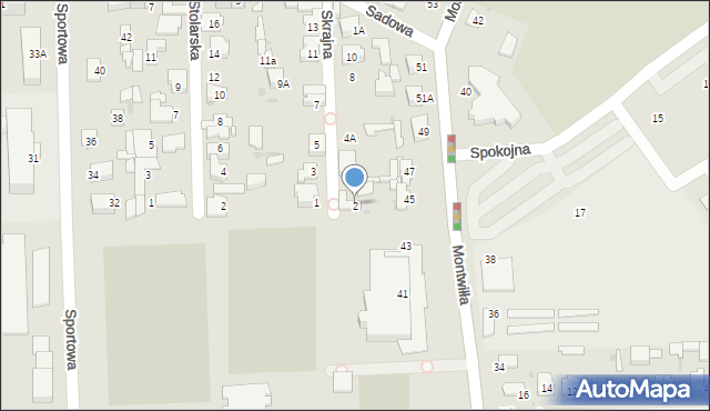 Grodzisk Mazowiecki, Skrajna, 2, mapa Grodzisk Mazowiecki