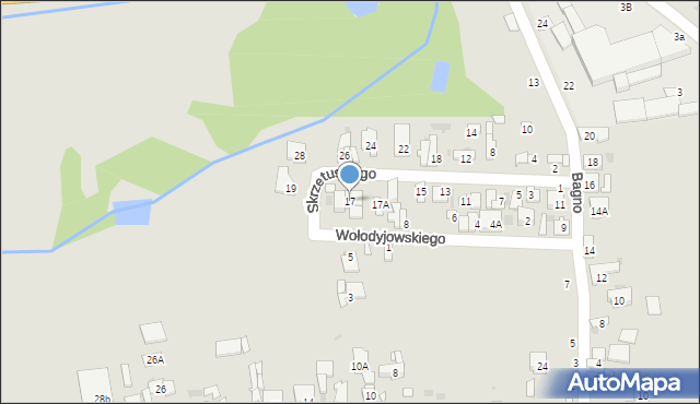 Grójec, Skrzetuskiego, 17, mapa Grójec