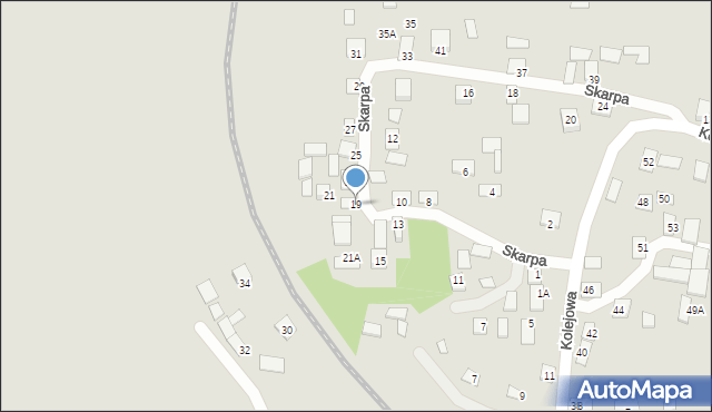 Izbica, Skarpa, 19, mapa Izbica