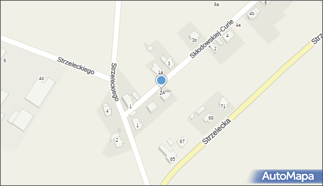 Jemielnica, Skłodowskiej-Curie Marii, 2A, mapa Jemielnica