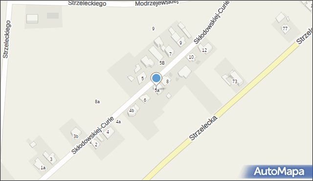 Jemielnica, Skłodowskiej-Curie Marii, 5a, mapa Jemielnica