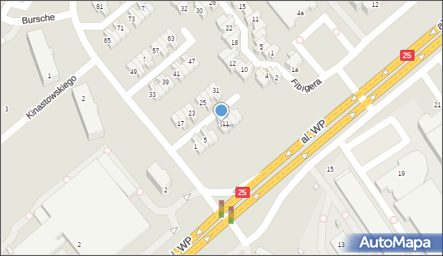 Kalisz, Skłodowskiej-Curie Marii, 9, mapa Kalisza