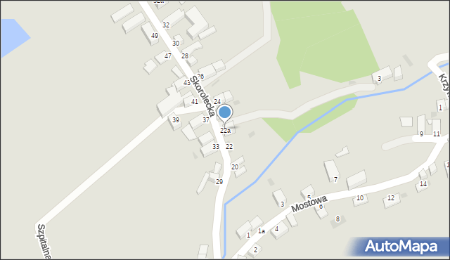 Kamieniec Ząbkowicki, Skorolecka, 22a, mapa Kamieniec Ząbkowicki