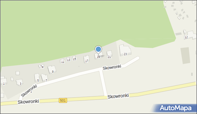 Kąty Rybackie, Skowronki, 19, mapa Kąty Rybackie