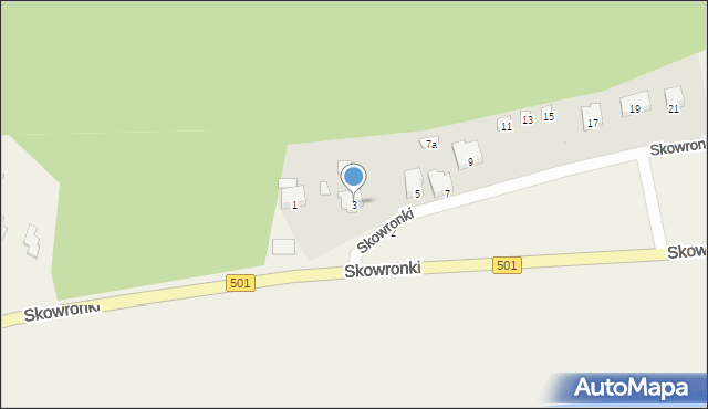 Kąty Rybackie, Skowronki, 3, mapa Kąty Rybackie