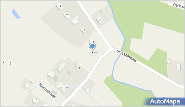 Kleszczewo, Skarszewska, 2, mapa Kleszczewo