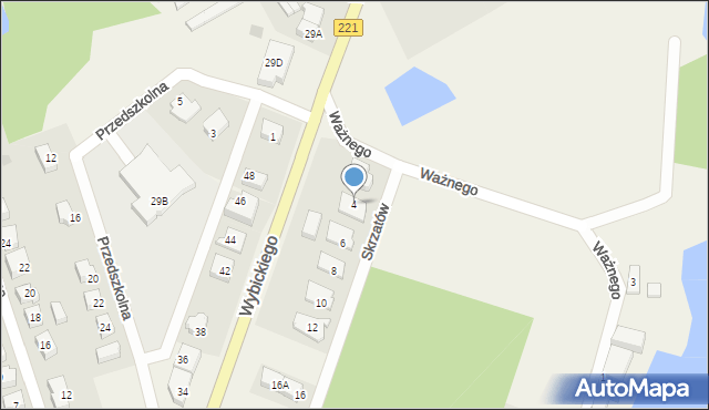 Kolbudy, Skrzatów, 4, mapa Kolbudy