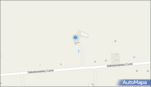 Koneck, Skłodowskiej-Curie Marii, 11, mapa Koneck