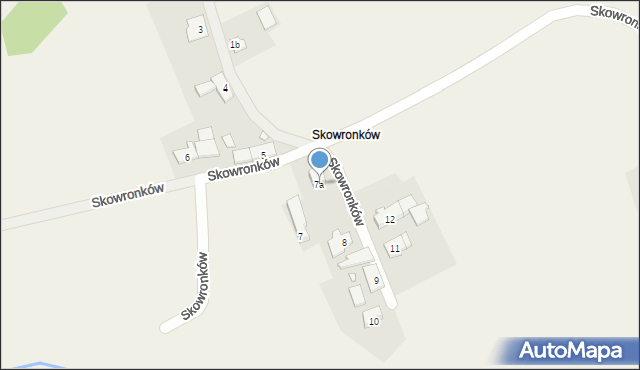 Konradów, Skowronków, 7a, mapa Konradów