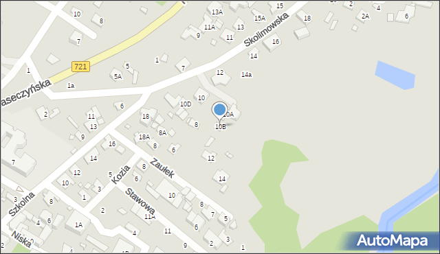 Konstancin-Jeziorna, Skolimowska, 10B, mapa Konstancin-Jeziorna