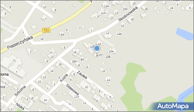 Konstancin-Jeziorna, Skolimowska, 8, mapa Konstancin-Jeziorna