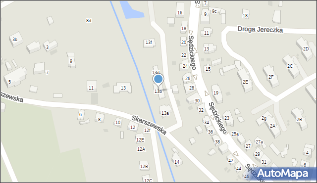 Kościerzyna, Skarszewska, 13b, mapa Kościerzyna